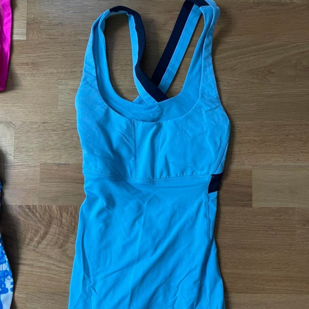 Blue Running Tank-top from Lululemon
